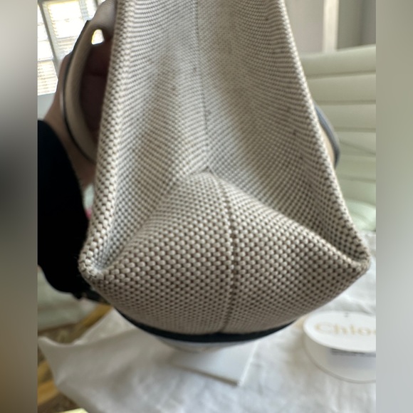 Chloe Small Woody Tote Blue - Picture 4 of 11